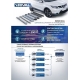Пороги алюминиевые Rival BMW-Style для Skoda Kodiaq 2017-2021