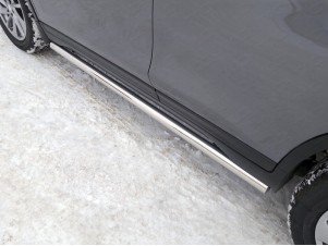 Пороги труба 60 мм для Nissan X-Trail T32 № NISXTR18-32