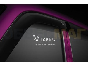 Дефлекторы окон Vinguru 4 штуки на седан для Mitsubishi Lancer X № AFV24507